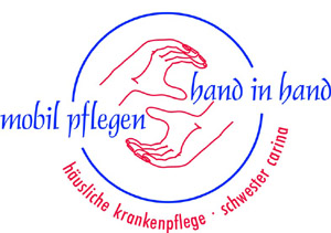 Mobil Pflegen Hand in Hand Logo